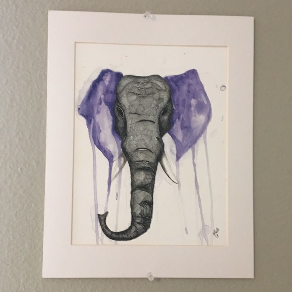 Elephant art Basel Miami painting